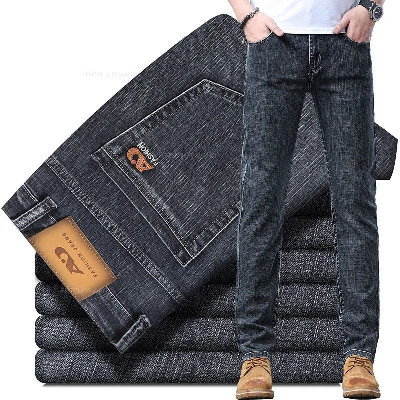 AD Fashion™ Klassische Herren Slim Jeans